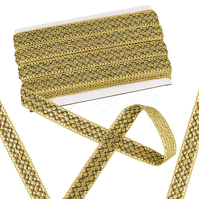 Polyester Braided Lace Ribbons OCOR-WH0092-17A-1