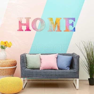 Letter Unfinished Wood Blank Cutouts DIY-ZX040-01M-1