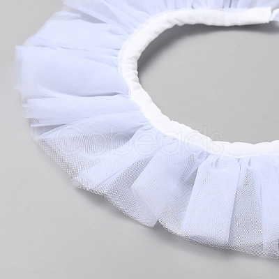 Tulle Lace Collars DIY-WH0430-858-1