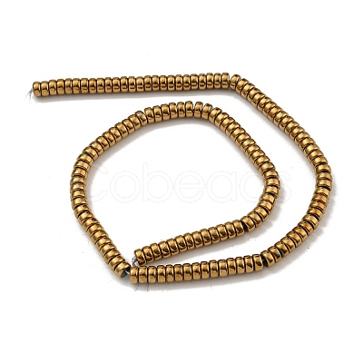 Electroplated Synthetic Non-magnetic Hematite Beads Strands G-K361-A04-03-1