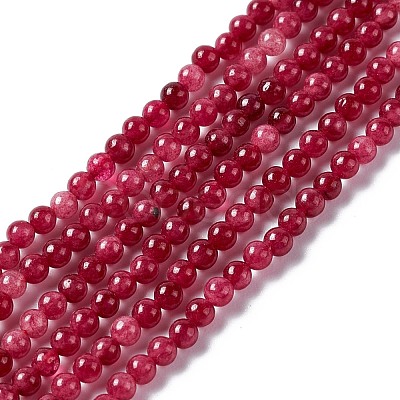Natural White Jade Beads Strands G-C247-02B-1