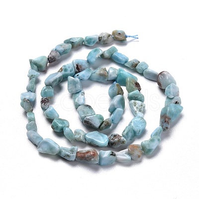 Natural Larimar Beads Strands G-K203-91-1