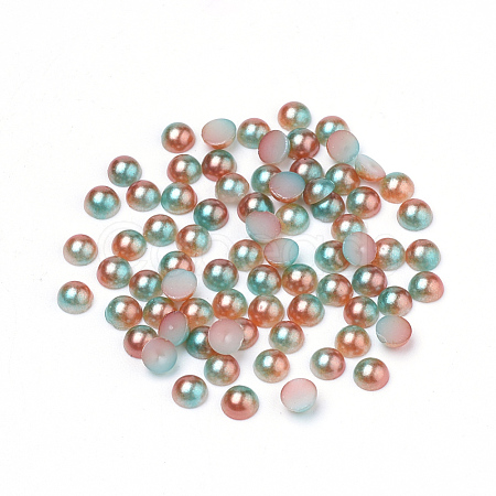 Imitation Pearl Acrylic Cabochons OACR-R063-3mm-09-1