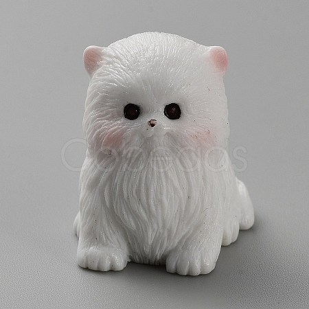 Resin Dog Figurines Ornament DJEW-TAC0007-01J-1