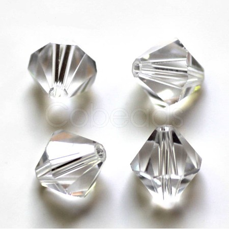 Imitation Austrian Crystal Beads SWAR-F022-6x6mm-001-1