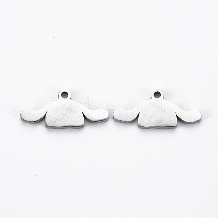 201 Stainless Steel Pendants STAS-Q240-074P-1