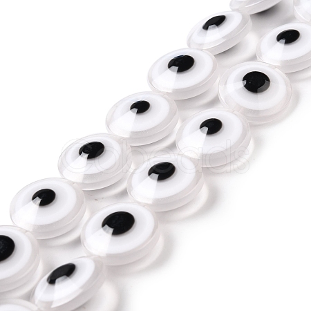 Resin Imitation Lampwork Beads Strands RESI-F032-01J-1