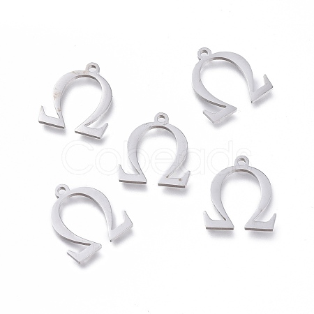 Tarnish Resistant 304 Stainless Steel Charms STAS-K215-13P-1