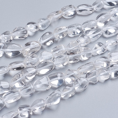 Natural Quartz Crystal Beads Strands G-G841-A12-1
