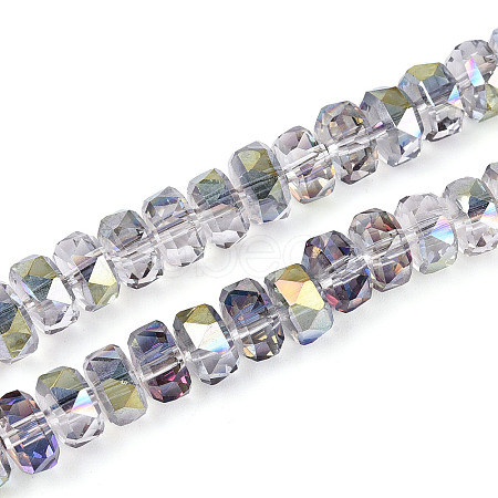 Electroplate Glass Beads Strands EGLA-T021-20D-1