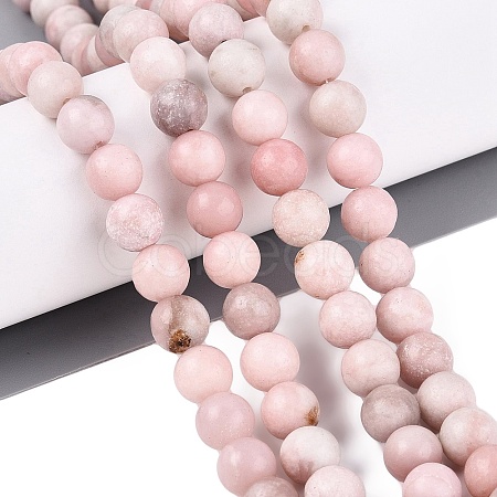 Natural Pink Opal Beads Strands G-N367-01C-01-1