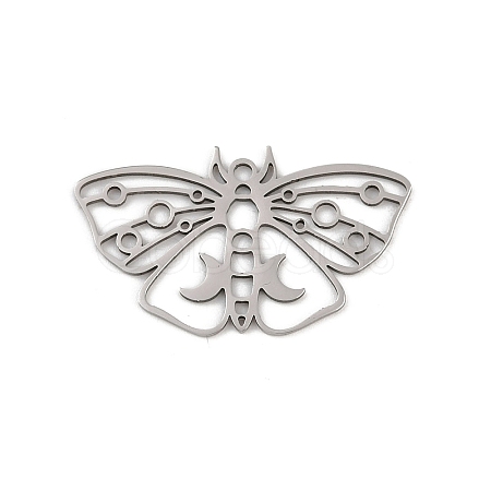 201 Stainless Steel Pendants STAS-U052-03B-P-1