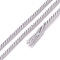 Cotton Cord, Braided Rope, with Paper Reel, for Wall Hanging, Crafts, Gift Wrapping, Light Grey, 1.5mm, about 21.87 Yards(20m)/Roll