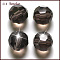 Imitation Austrian Crystal Beads, Grade AAA, K9 Glass, Faceted(32 Facets), Round, Dark Gray, 6mm, Hole: 0.7~0.9mm