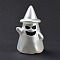 Halloween Theme Resin Display Decoration, for Home Decoration, Photographic Prop, Dollhouse Accessories, Ghost, Ghost White, 38.5x22.5x21.5mm