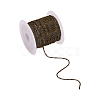 Soldered Brass Coated Iron Curb Chains CH-CJ0001-01A-AB-5