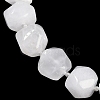 Natural Quartz Crystal Nuggets Beaded Necklaces for Women Men NJEW-K388-01D-2