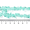 Spray Painted Transparent Glass Beads Strands X-GLAA-P060-01A-08-4