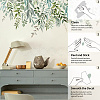 Translucent PVC Self Adhesive Wall Stickers STIC-WH0015-338-3