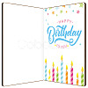 Bamboo Greeting Card & Paper Envelope with Bowknot AJEW-WH0202-006-2