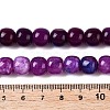 Dyed Natural White Jade Beads Strands G-T138-D26-5