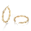 304 Stainless Steel Hoop Earring EJEW-F257-13G-1