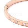 Clear Cubic Zirconia Bangle STAS-P303-02-3