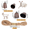 DIY Bell Pendant Decoration Making Kit DIY-GA0005-18-2