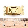 Ion Plating(IP) 304 Stainless Steel Box Clasp STAS-Q318-03G-3
