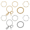 2 Bags 2 Colors Round Acrylic Bead Stretch Bracelets for Women BJEW-GO0001-08-1