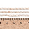 Electroplate Rondelle Glass Beads Strands GL-T021-2x2.5mm-17-19-4