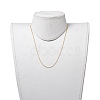 Brass Ball Chains Necklace Making NJEW-JN02838-02-4