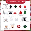 Christmas Theme Wood Beads WOOD-AR0001-42-2