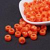 Opaque Acrylic European Large Hole Beads PL338-3-1