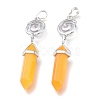 Dyed Natural Jade Pointed Big Pendants G-D0021-01P-21-3