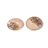 Brass & Epoxy Resin Pendants KK-Q082-04KCG-01-2