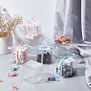 40Pcs Square PET Clear Party Favor Gift Box DIY-BC0006-41A-6