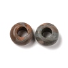 Natural Red Zebra Jasper European Beads G-G740-14x8mm-31-2