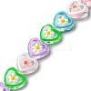 Transparent Glass Beads Strands LAMP-A154-03H-1