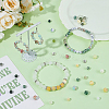 420Pcs Natural & Synthetic Mixed Gemstone Round Beads with 40Pcs Iron Rhinestone Spacer Beads DIY-ME0001-16-4