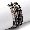 Natural Picasso Jasper Beads Strands G-Z116-A07-3mm-1