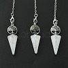 Natural Quartz Crystal Cone Dowsing Pendulum Big Pendants G-C114-02P-21-2