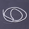 Faceted Electroplate Glass Rondelle Bead Strands X-EGLA-R048-2mm-36-3