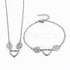 Tarnish Resistant 304 Stainless Steel Jewelry Sets SJEW-K137-03P-1