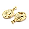 Rack Plating Brass Pendants KK-D026-20G-3