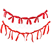 2 Styles Cloth Bowknot Banners AJEW-SP0002-70A-1