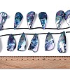 AB Color Plated Dyed Natural Freshwater Shell Beads Strands X-SHEL-T020-55C-4
