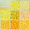 1360pcs 8 Styles Glass Seed Beads Sets SEED-PH0002-36-3