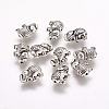 Tibetan Style Alloy Elephant Beads TIBEB-E070-AS-2