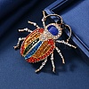 Beatles Alloy Rhinestone Brooches for Backpack Clothes PW-WGB4875-01-3